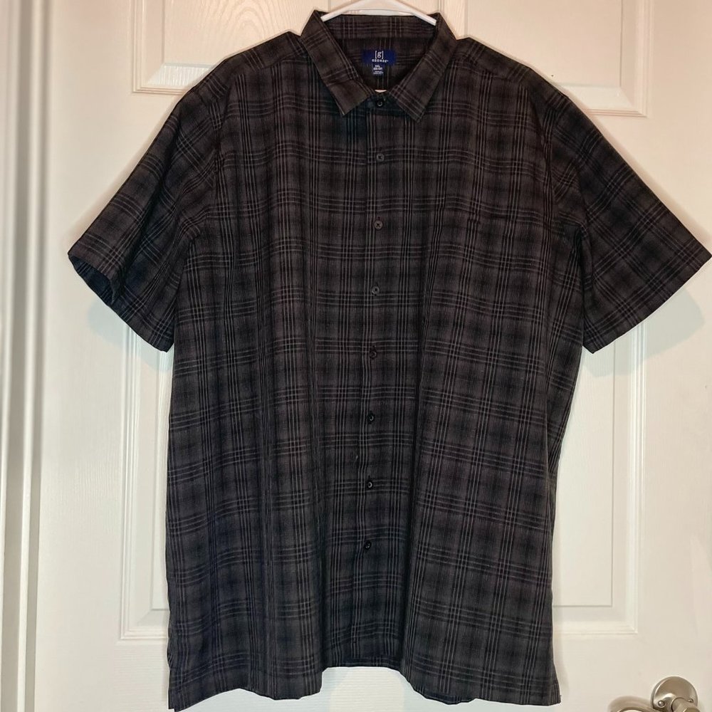 George Button Down - Gray Pattern 2xl